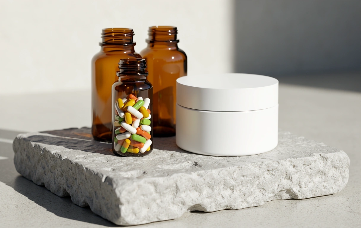 Premium supplement and skincare selection